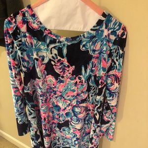 Lilly Pulitzer Luxe Velour Olive Dress